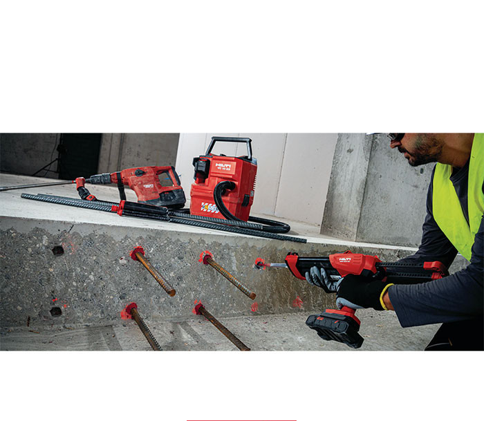 گان شارژی تزریق چسب هیلتی HILTI HDE 500-22 - تصویر ۳