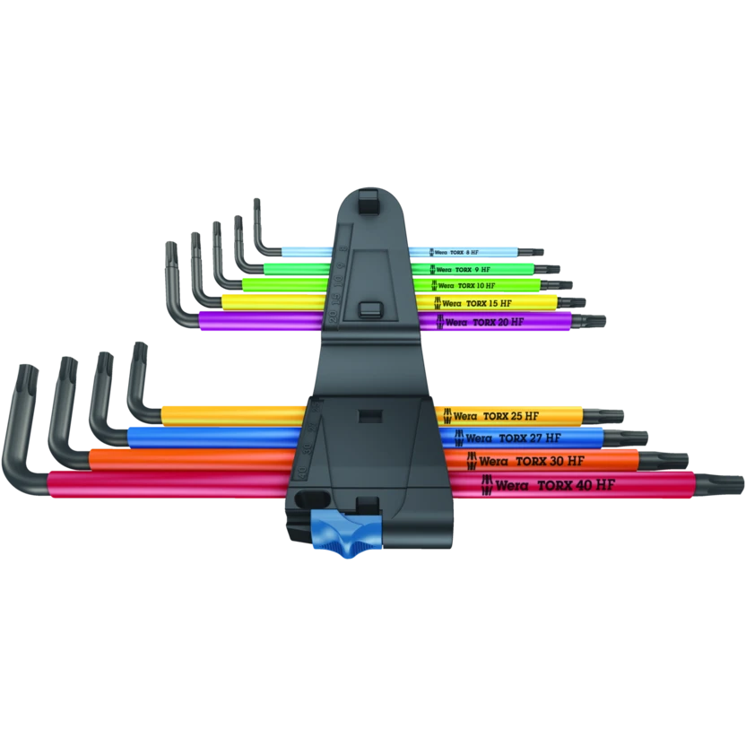 آچار آلن ستاره‌ای Wera مدل 967/9 TX XL Multicolour HF 1 - تصویر ۲