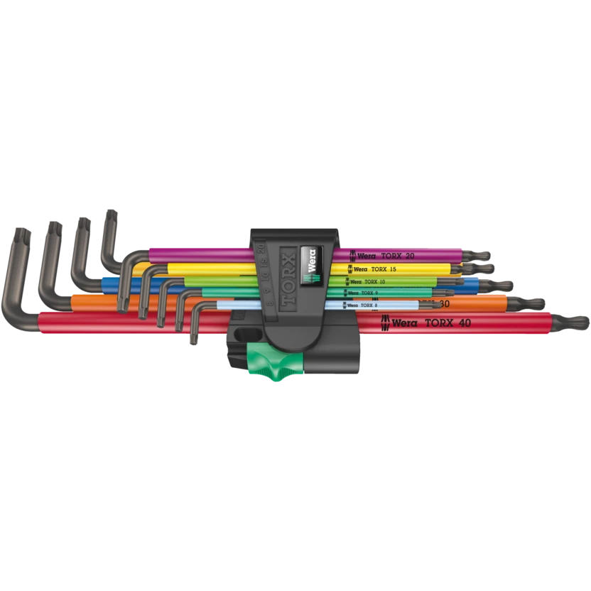 آچار آلن تورکس ورا 967/9 TX XL Multicolour؛ ست ۹ عددی بلند
