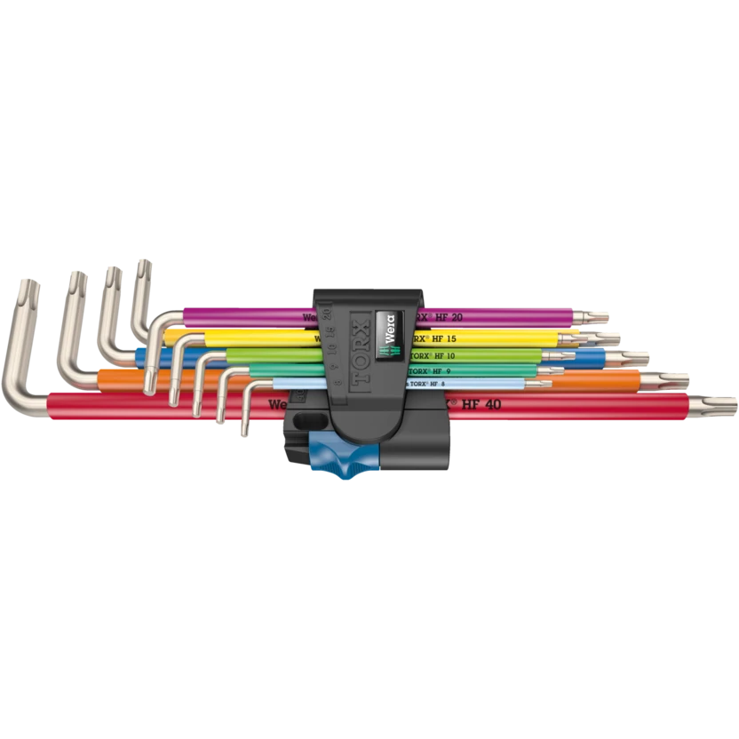 آچار آلن ستاره‌ای Wera 967/9 TX XL Multicolour HF