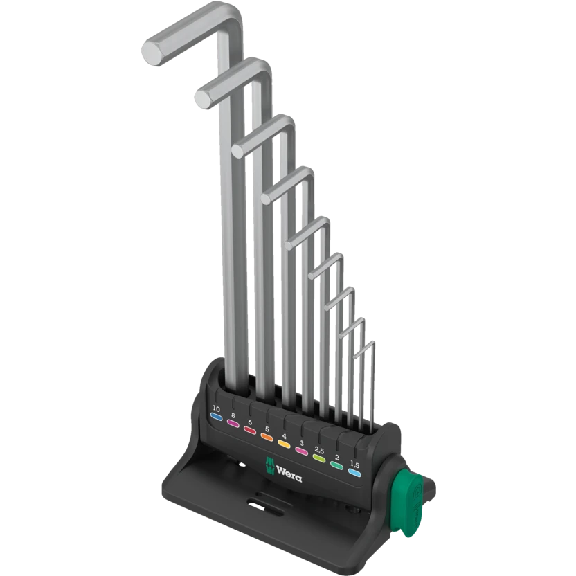 Wera 950/9 Hex-Plus 8 ست آچار آلن 9 عددی متریک