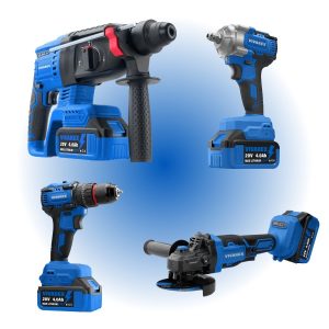 کیت شارژی براشلس چهار عددی ویوارکس مدل VR2404-BCK با گارانتی و لوازم
