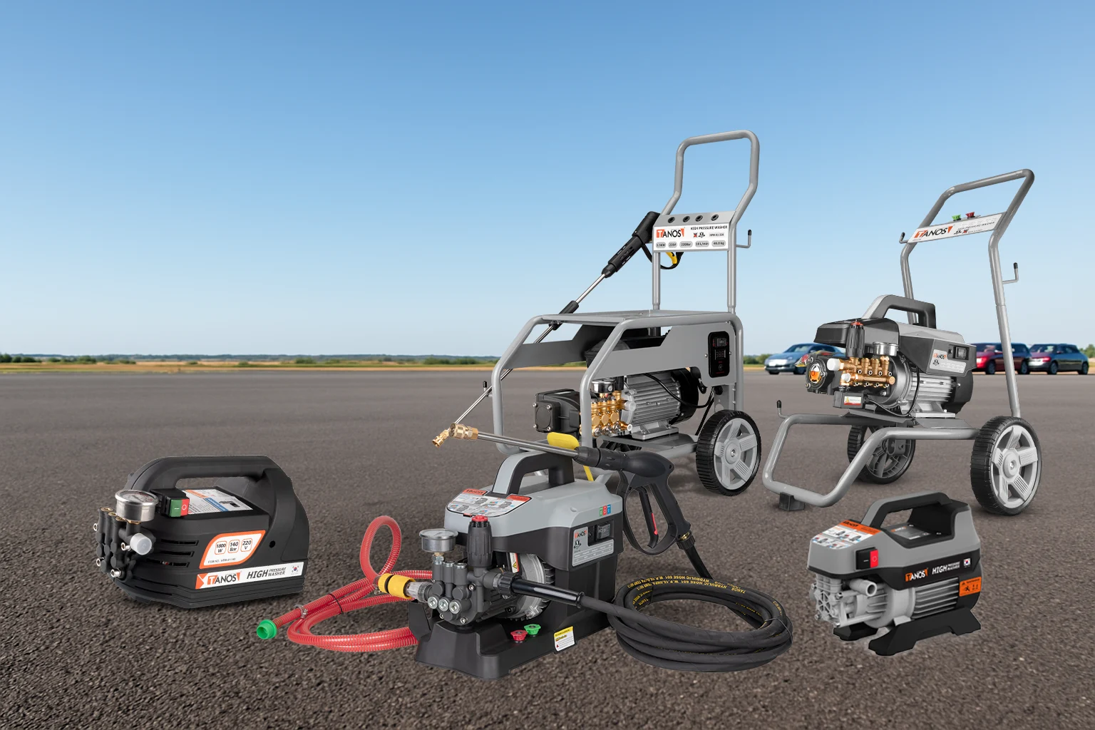 کارواش های صنعتی تانوس