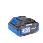 باتری دریل شارژی چکشی براشلس 20 ولت نووا مدل 5524