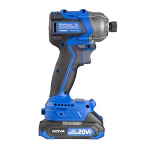 پیچ گوشتی شارژی ضربه ای براشلس 20 ولت نووا مدل 5530